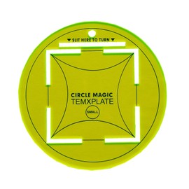 HONEYSEW Circle Quilting Template Round Acrylic Circle Ruler for Quilt Supplies for Cutting Patterns and Sewing (5inch)