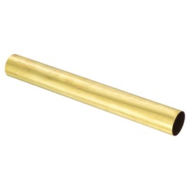 sourcing map H62 Brass Round Tube, 25mm OD 0.5mm Wall Thickness 200mm Length Seamless Precision Straight Pipe Tubing for DIY Projects Crafts Gardening Industry Precision Applications