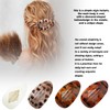 4 PCS Elegant Flat Hair Clips for Women - Lightweight
