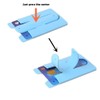 Kinteshun Card Holder with Cell Phone Stand,Stick-on Silicon Rubber Smartphone