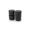Brabantia Storage Pot Set of 3, Dark Grey
