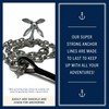 RainierSupplyCo Boat Anchor Rope - Double Braided Marine Rope Anchor