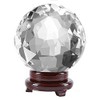 Amlong Crystal Clear Faceted Crystal Ball 110mm 4.2 inch Diameter