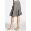 Caspar RO014 Women’s Linen Skirt with Figure-Friendly Elastic Waistband -