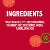 IZZE Sparkling Water Juice Beverage Blend, Strawberry, No Sugar Added,