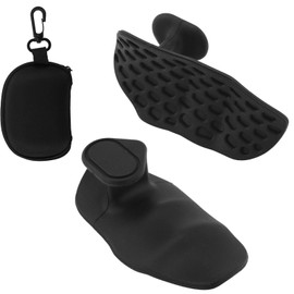 Gosknor Gym Grips, Ergonomic Gym Grip Pads for Hand Palm Protection Fingerless Workout Gloves for Men & Women Weight Lifting Bodybuilding Training Fitness Dumbbell, Deadlift Pull Up Grippers