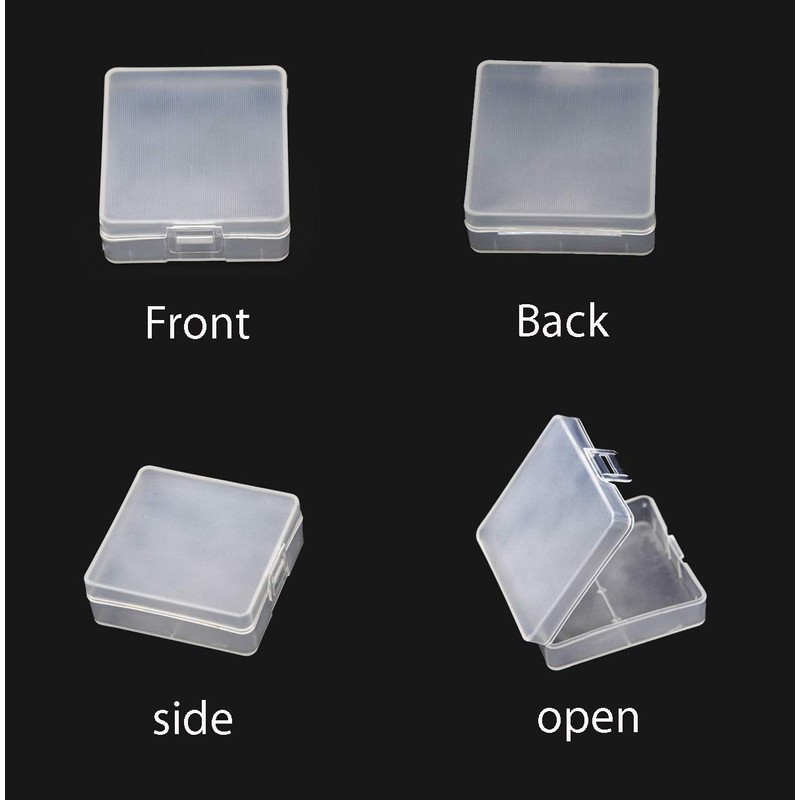 WAYLLSHINE (Pack of 6 9V Battery Storage Case, 9 Volt