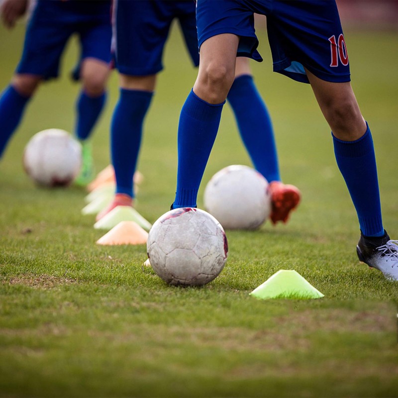 YSDMY Football Marking Cones Pack of 15 Cones Training Colourful