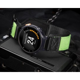 Military-Grade Nylon Strap for Garmin Forerunner 735XT/235/220/230/620/630/235 Lite, Approach S20/S5/S6, Hoop and Loop Adjustable Design (Tools set Included)