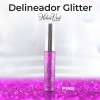Helen Von Kosmetisch Delineador Glitter Liquido Larga Duracion Brocha Kit
