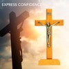 Crucifix Standing Jesus Cross Decoration Praying Religious Prayer Accessories Catholic