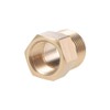 sourcing map Brass Threaded Pipe Fitting G1/2 Male X G3/8