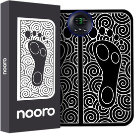 nooro Portable Foot Massager - Soothing Comfort & Revitalization for Tired Feet, 15 Minute Massage with 6 Settings, Pulse Sensation with Deep Tissue Results