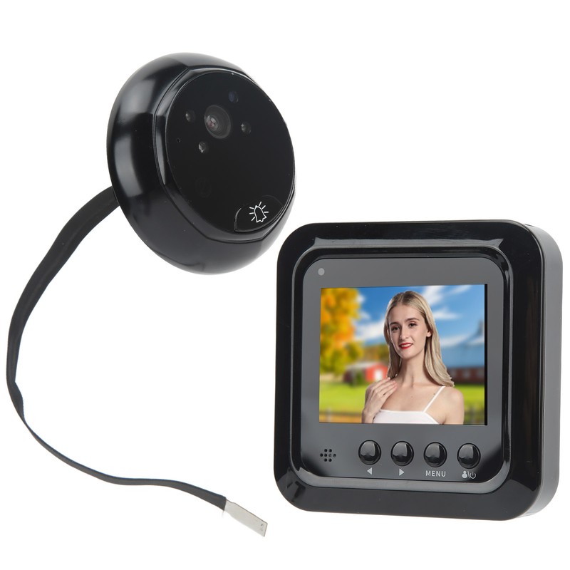 2.4in 1MP Smart Peephole Viewer Video Door Bell 160 Degree