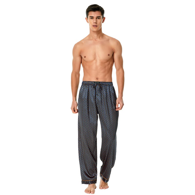 TONY AND CANDICE Men’s Satin Silk Pajama Pants Long PJ