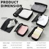 BAGAIL 4 Set/6 Set/8 Set Compression Packing Cubes Travel Accessories