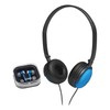 Coby CV140BL Earbud/Headphone Combo