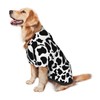 Cow Print Dog Costume,Stylish Dog Hoodie with Hat Pocket,Pet Clothes