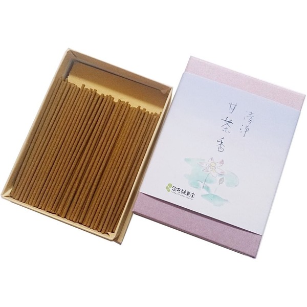Awaji Ume Kaodo Purification Incense, Short Size, Offering, 3.1 inches (8 cm), Short, Short Time, Flower Festival Incense, Clean Sweet Tea Incense, 0.9 oz (25 g), Stylish #51