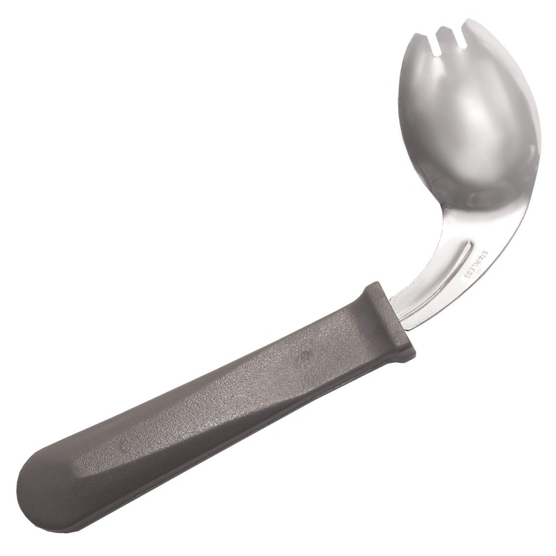 Rehabilitation Advantage Left Handed Grip Easy Offset Spork