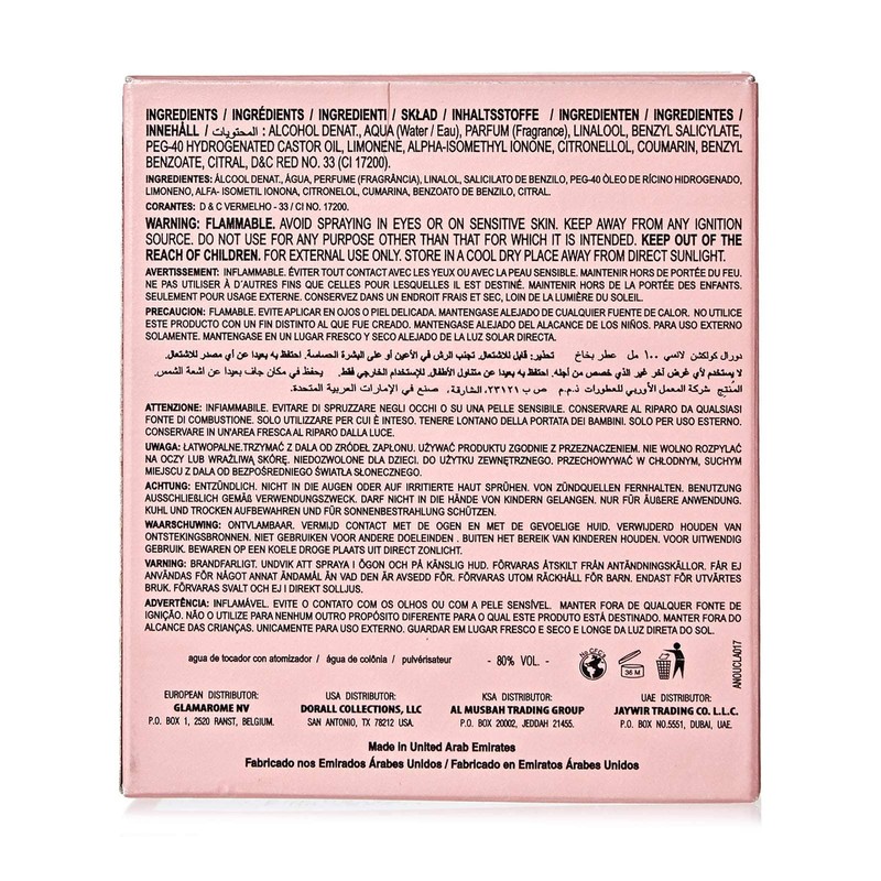 LANCY Doral Collection Perfume For Women 3.3oz /100 ml eau