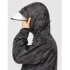 PIRARUCU Rain Suit, Rain Shaker, Rotating Hood, Moisture Permeable Waterproof,