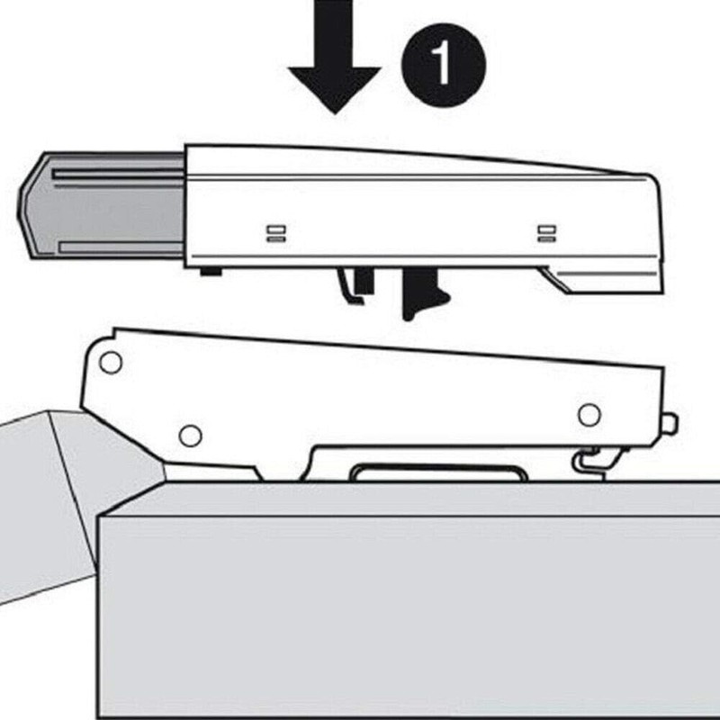 SUPERTOOL Door Hinge Blum Soft Close Industrial Standard Stainless Steel