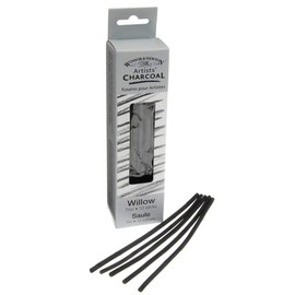 Winsor & Newton : Willow Charcoal : Thin : 12+ Pieces Per Pack