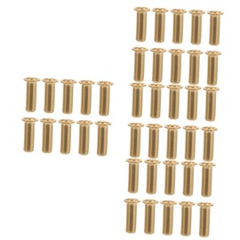 Mobestech 40 Pcs Hose Connector Compression Sleeves Oil Lines Adapter Oil Lines Compression Bushing Oil Lines Bushing Compression Fitting Adapter Compression Insets Oil Lines Fitting Copper