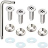 RENPA Stainless Steel Anti-Theft Bolt Set for License Plate Specific