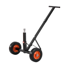 VEVOR Trailer Dolly, 600lbs Tongue Weight Capacity, Carbon Steel Trailer Mover with 16.5 inch and 22 inch Adjustable Height, 1-7/8 in Hitch Ball and 10 in Solid Tires, for Moving Car RV Boat Trailer