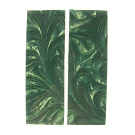 Dark Green Pearl Knife Scale Sets