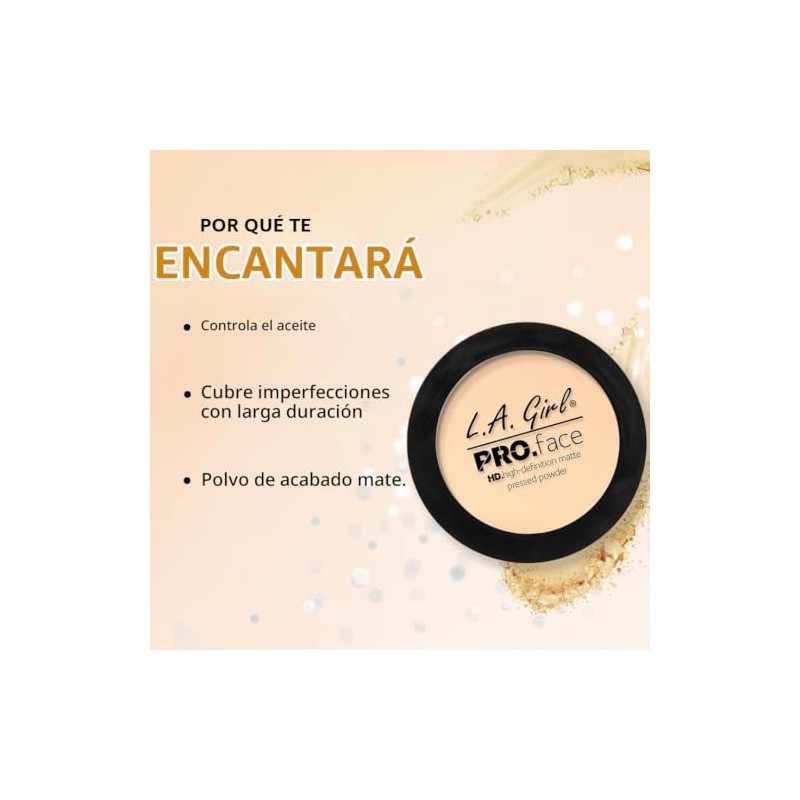 LA GIRL PRO Face Powder - Medium Beige by LA