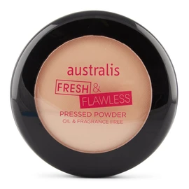 Australis Fresh and Flawless Matte Pressed Foundation Powder Face Skin Care Makeup - Natural