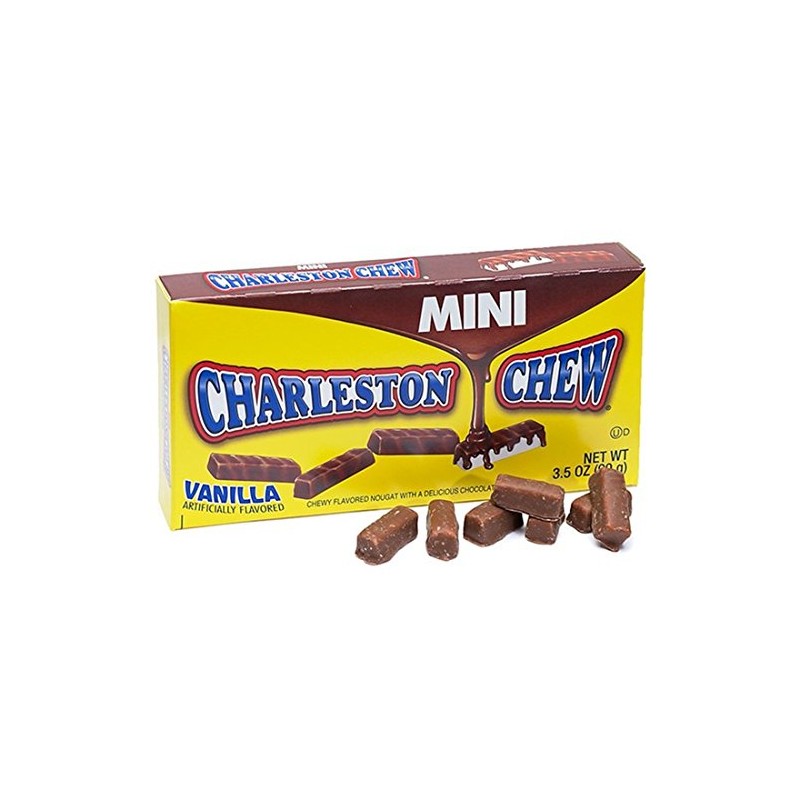 Mini Charleston Chew Vanilla Flavored Theater Box, 3.5 oz, Pack