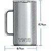 YETI Rambler Jug, Stainless Steel, Navy, 24 oz (710 ml)