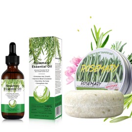 Rosemary Hair Growth Shampoo Bar & Hair Growth Essential Oil