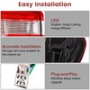 Right Tail lights Assembly Compatible with 2016-2019 Ford Explorer OE