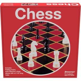 Pressman Toy Chess in Box, Red, 5