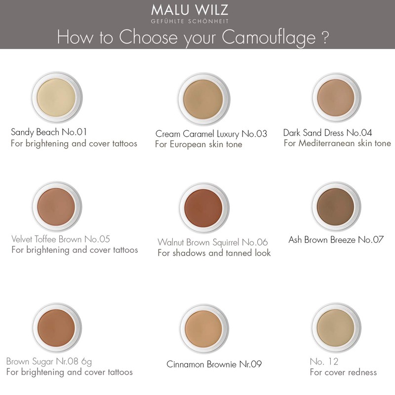 Malu Wilz - Beauté Camouflage Cream - 6 g (Walnut