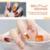 TELAIN Thanksgiving Autumn False Nails - Medium Square False Nails