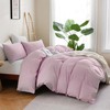Striped Duvet Cover King Size 100% Washed Cotton Comforter Cover