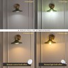 Shenmoyl Vintage Wall Sconces with Green Lotus Glass Lampshade 180
