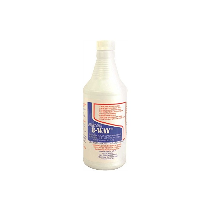 RectorSeal 8-Way 68712 Hot Water Systems Cure and Cleaner, Light