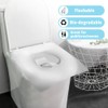 SFOPORD XL 100PCS Toilet Seat Covers Disposable - Flushable Paper