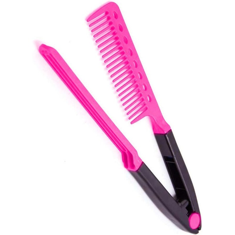 Peine de pelo anti-estática en forma de V peine del