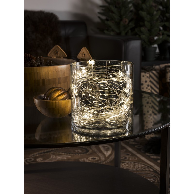 Konstsmide LED Tropfenlametta 10 Stränge à 9 Dioden