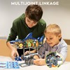 Nidonu-Mechanical 687pcs shark building,Shark Building Set with Display Stand and