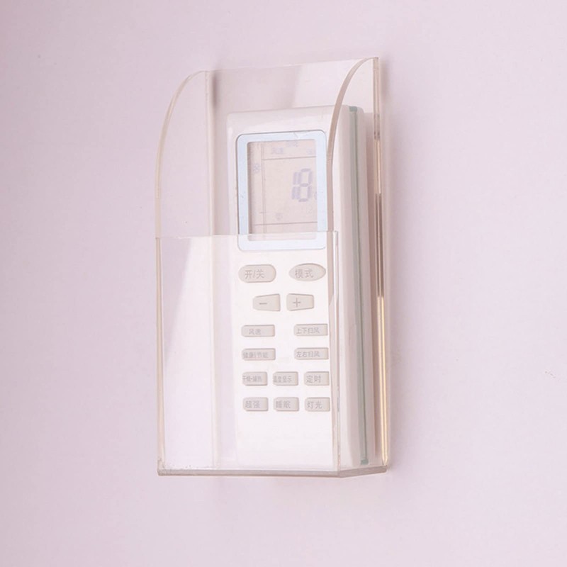 Atyhao Remote Control Accessories Acrylic Remote Control Holder Simple Wall