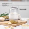 HAOHIZE Nut Chopper, Nut Grinder Hand Crank Stainless Steel Blades